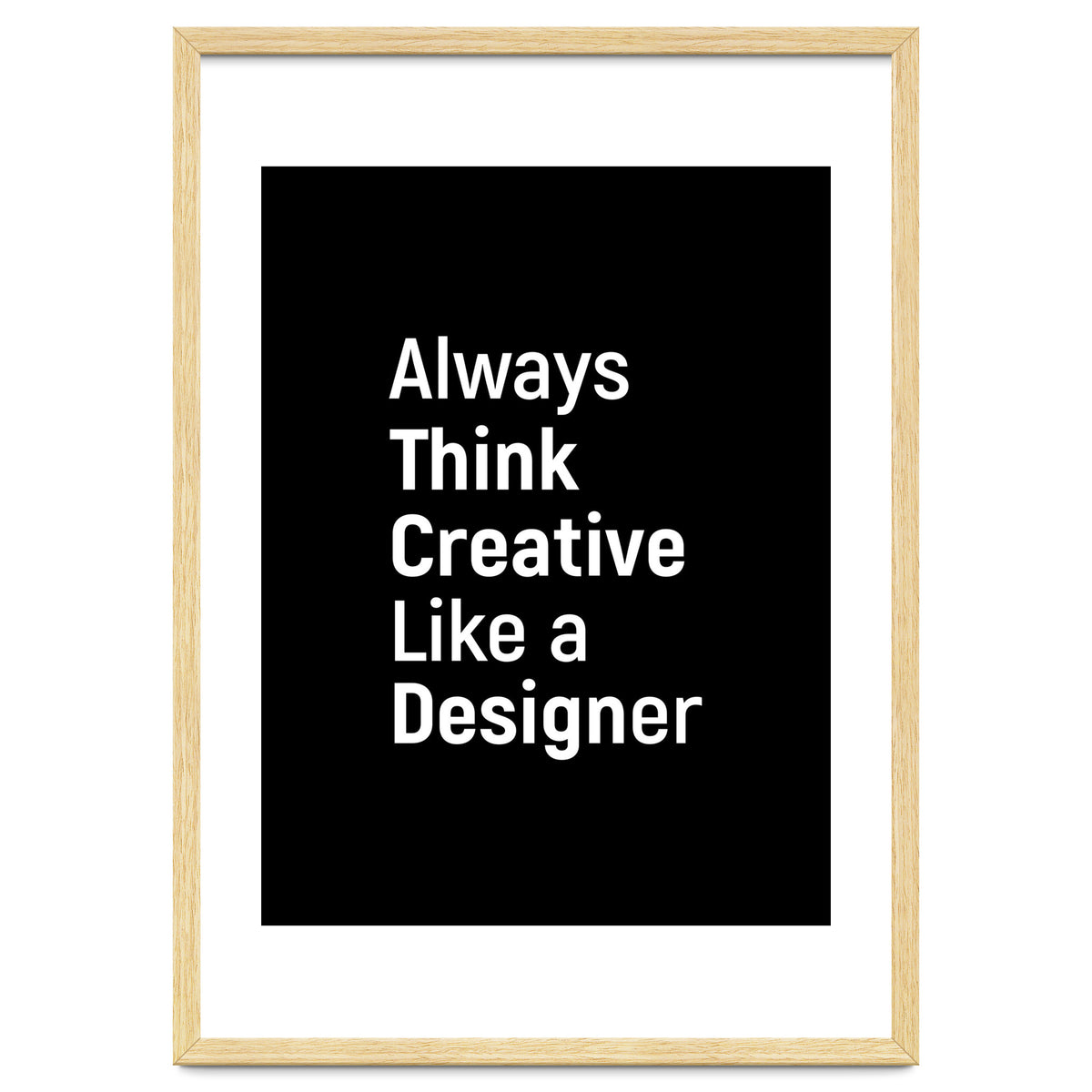 Always Think Creative Like A Designer