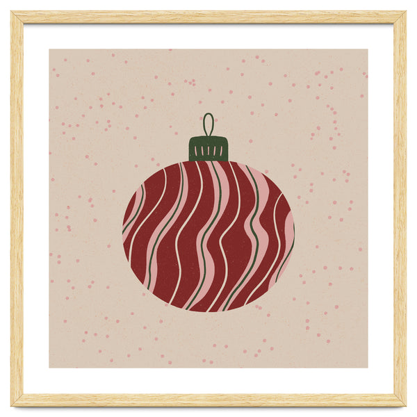 Christmas Globe with swirls