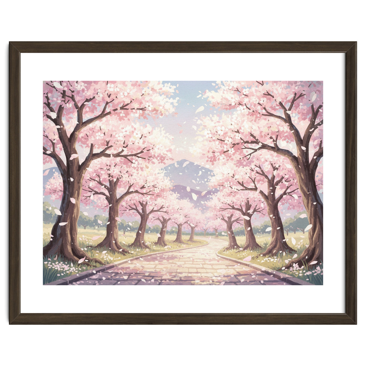 Sakura Path: Serene Cherry Blossom Avenue