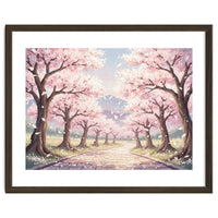 Sakura Path: Serene Cherry Blossom Avenue
