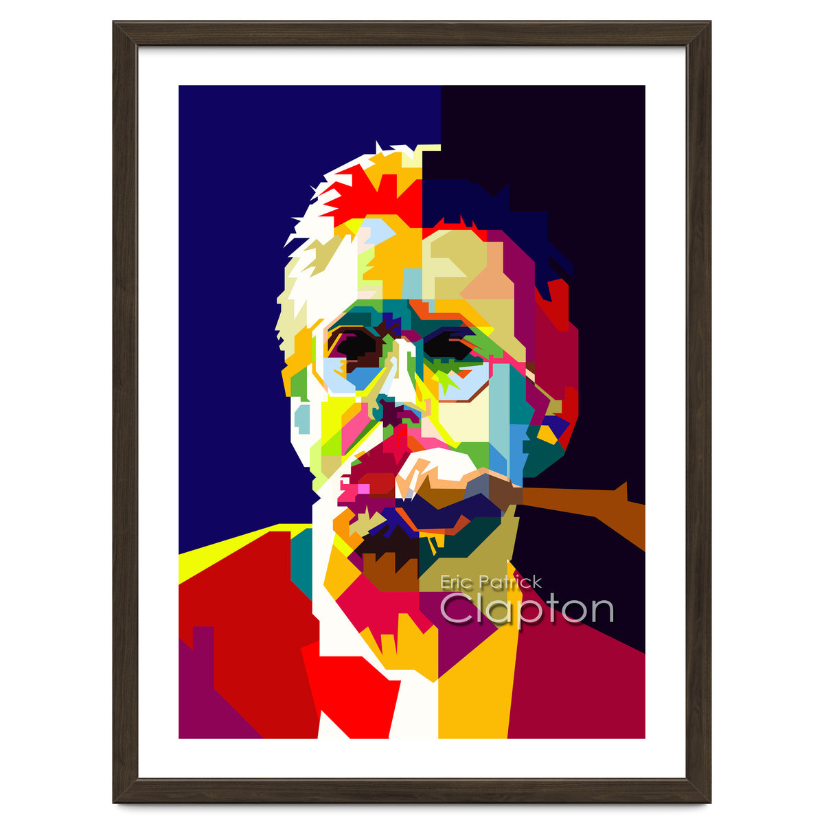Eric Clapton English Blues Guitarist And Singer Pop Art WPAP