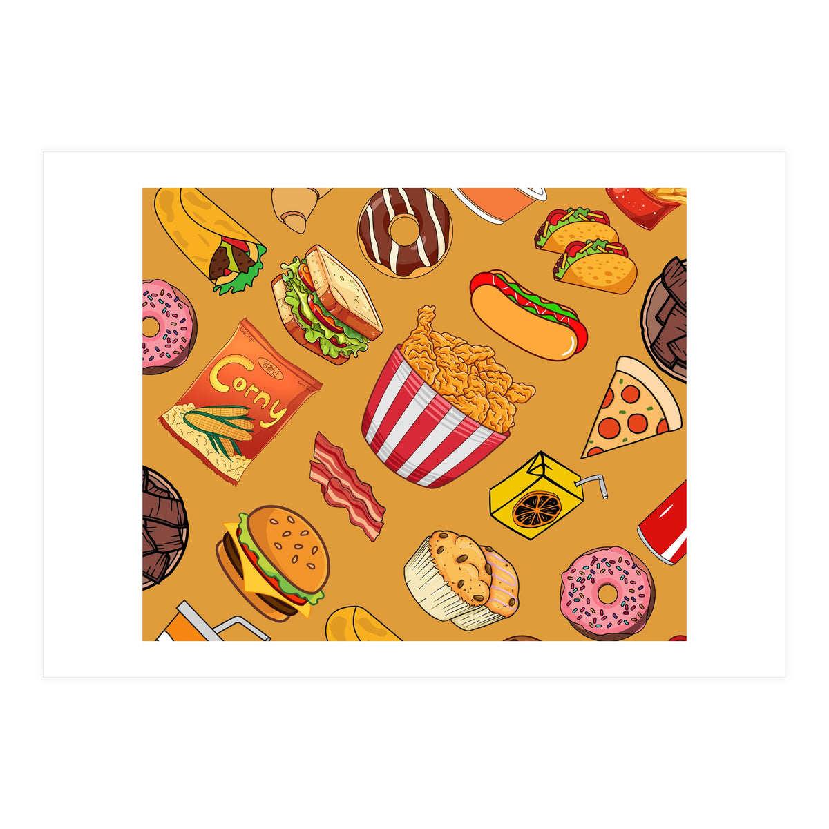 Fast Food 🍔 (Print Only)
