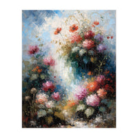 Ethereal Summer Garden Oil Painting (Print Only)
