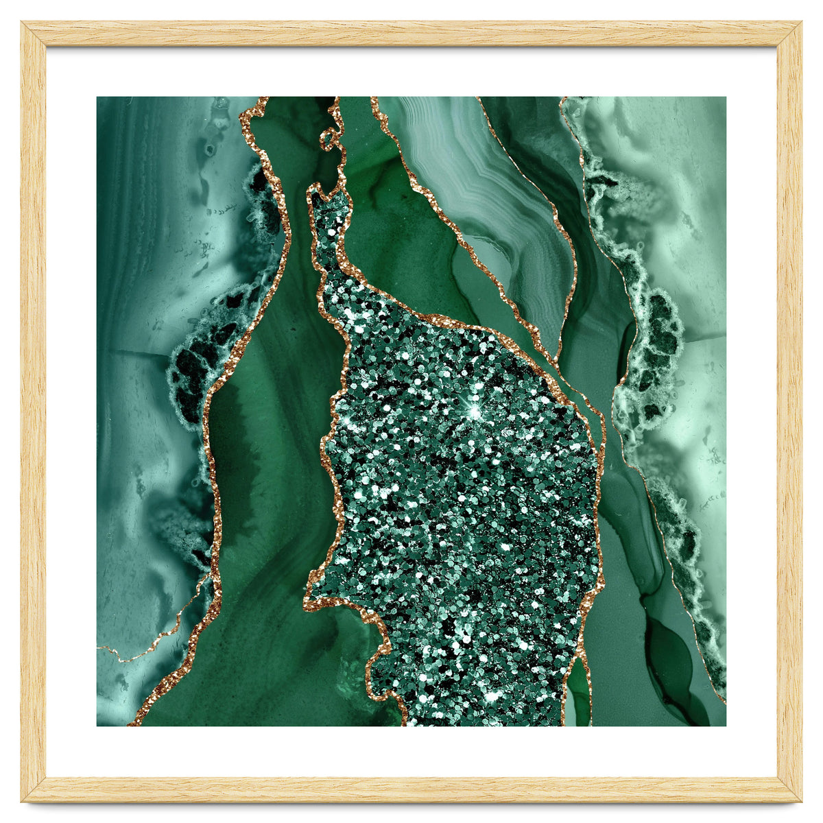 Agate Glitter Ocean Texture 15