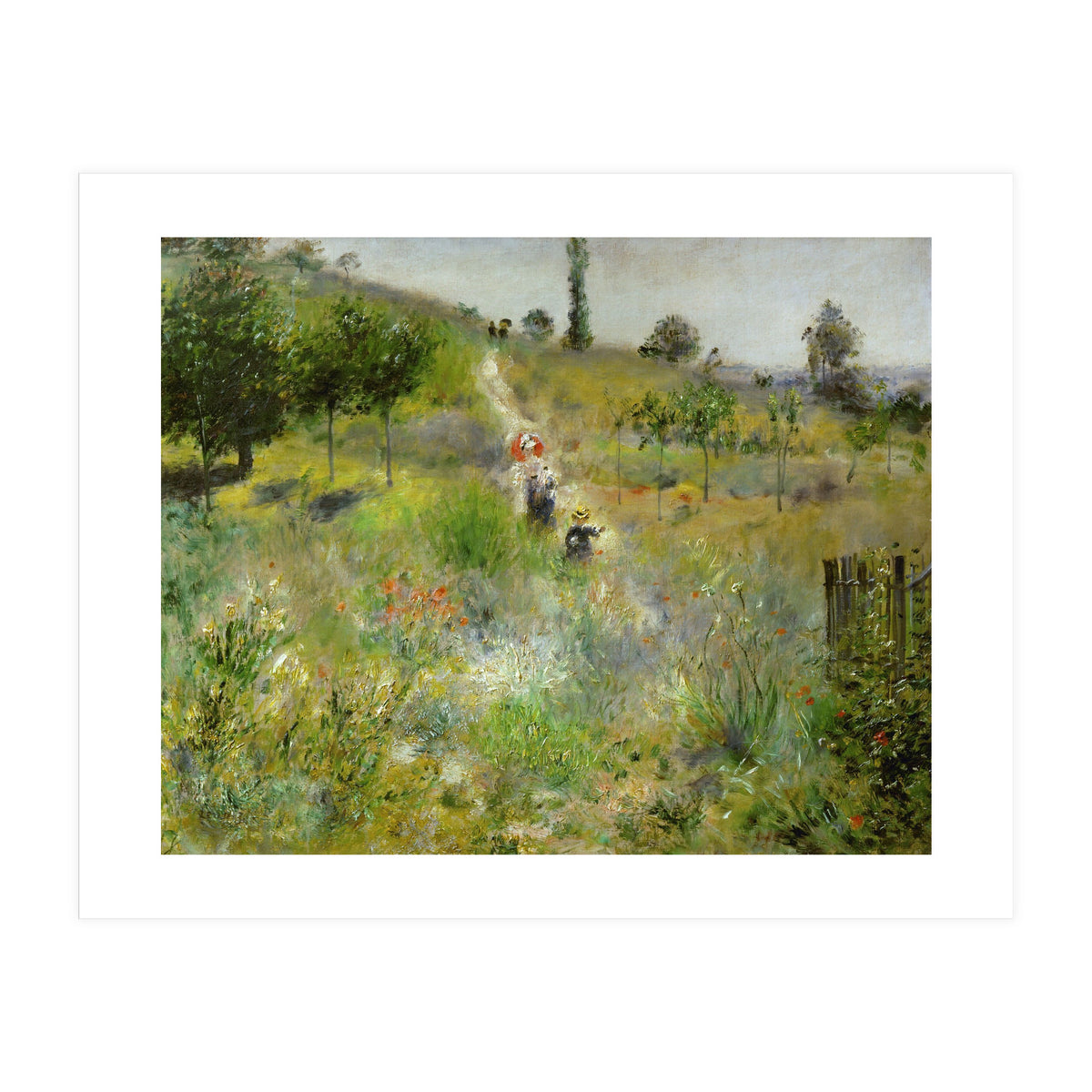 Chemin montant dans les hautes herbes. Oil on canvas (around 1875) 60 x 74 cm R. F. 2581. (Print Only)