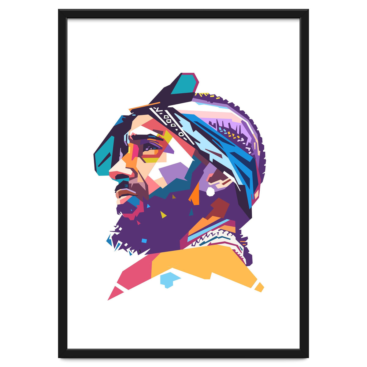 Nipsey Hussle pop art portrait