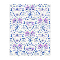 Bohemian Garden Blue Pattern (Print Only)