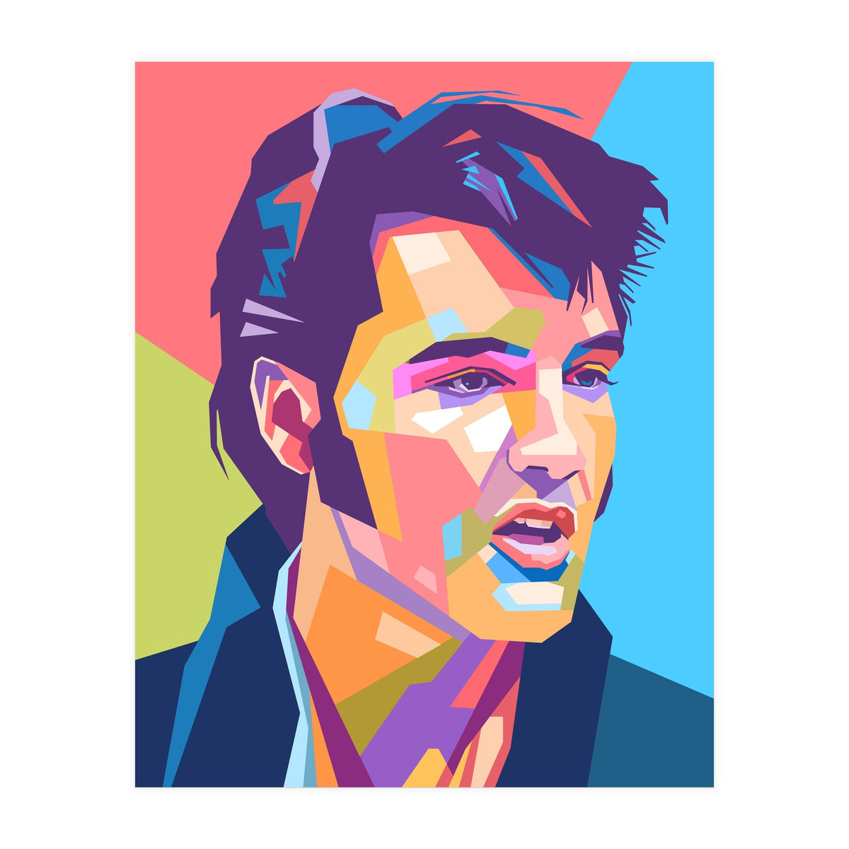 Elvis Presley pop art (Print Only)