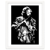 Ian Anderson Rock Music Legend in Grayscale 2 thumbnail