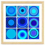 Circles & Rectangles Alt Blue 3 X 3: 3 thumbnail