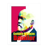 Gottlieb Daimler Pop Art WPAP (Print Only) thumbnail
