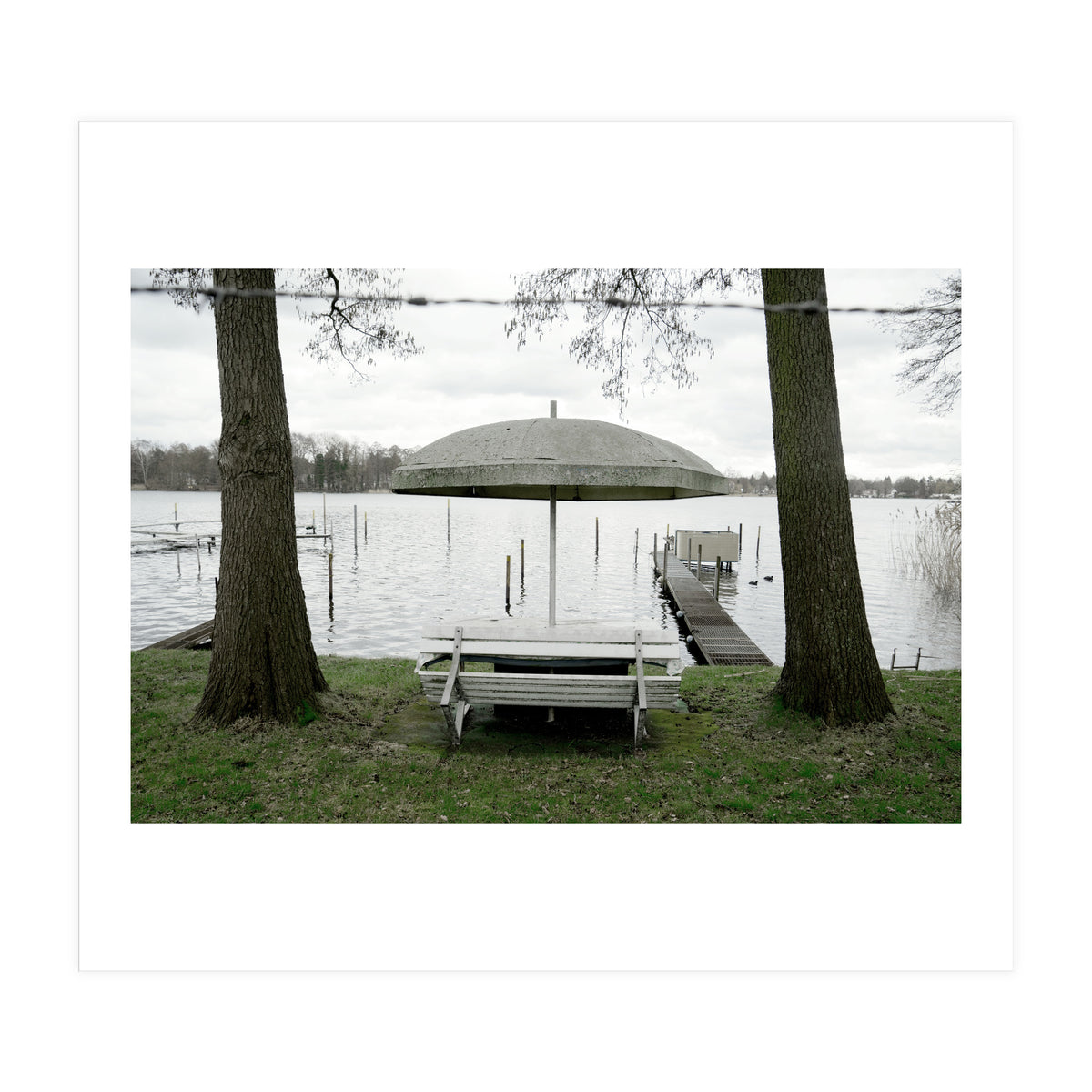 Lakeside rest place - out of season (Print Only)