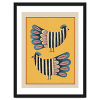 Striped Bird Pair II