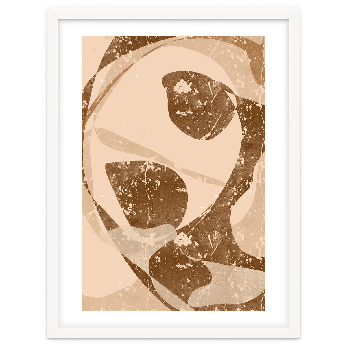 Abstract Brown Scratch