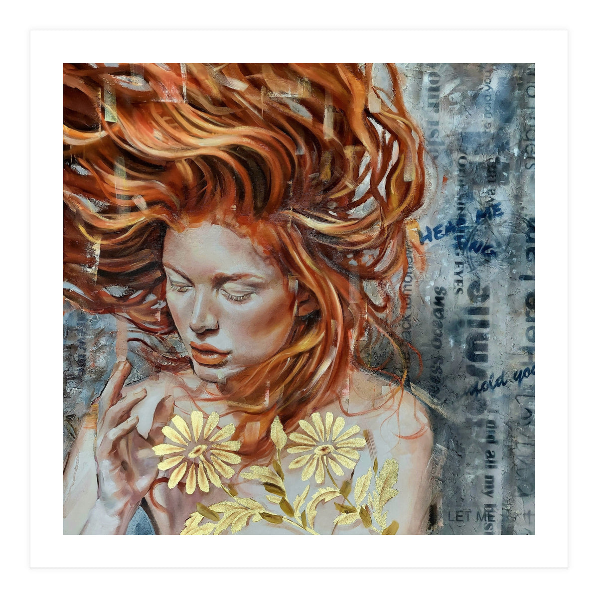 Blooming from the concrete  (Print Only)