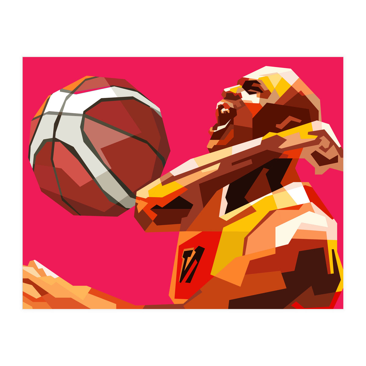 Magic Johnson Retro Sport NBA (Print Only)