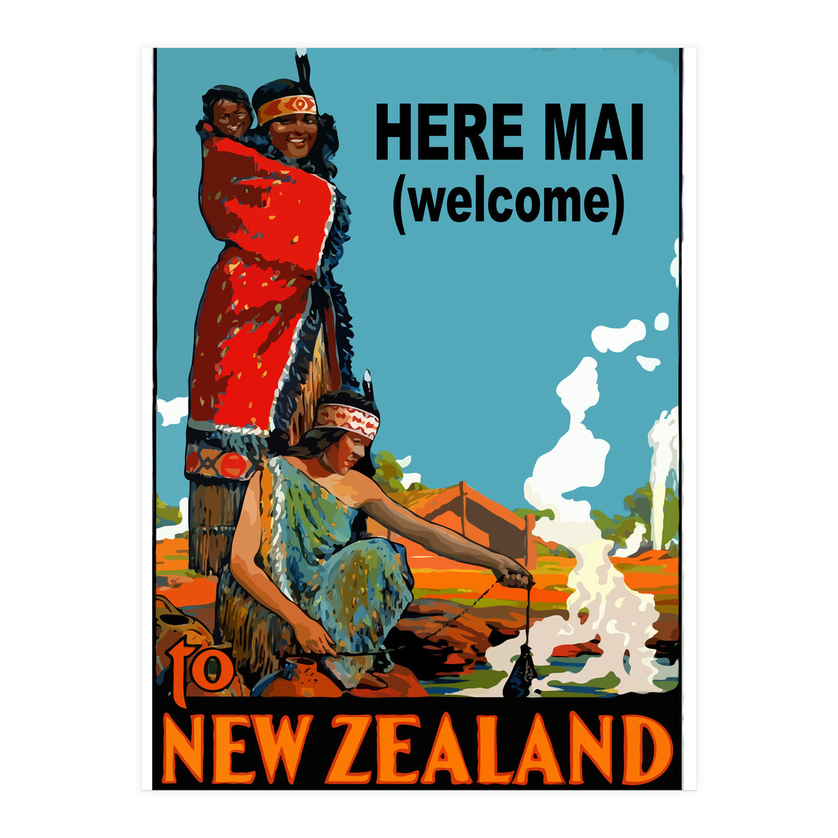 New Zealand, Welcome (Print Only)