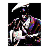 Lightnin' Hopkins American Country Blues Musician legend Colorful Art (Print Only) thumbnail