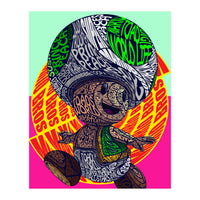 Toad Mushroom Cartoon Pop Art (Print Only)