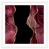 Burgundy & Gold Glitter Agate Texture 02 thumbnail