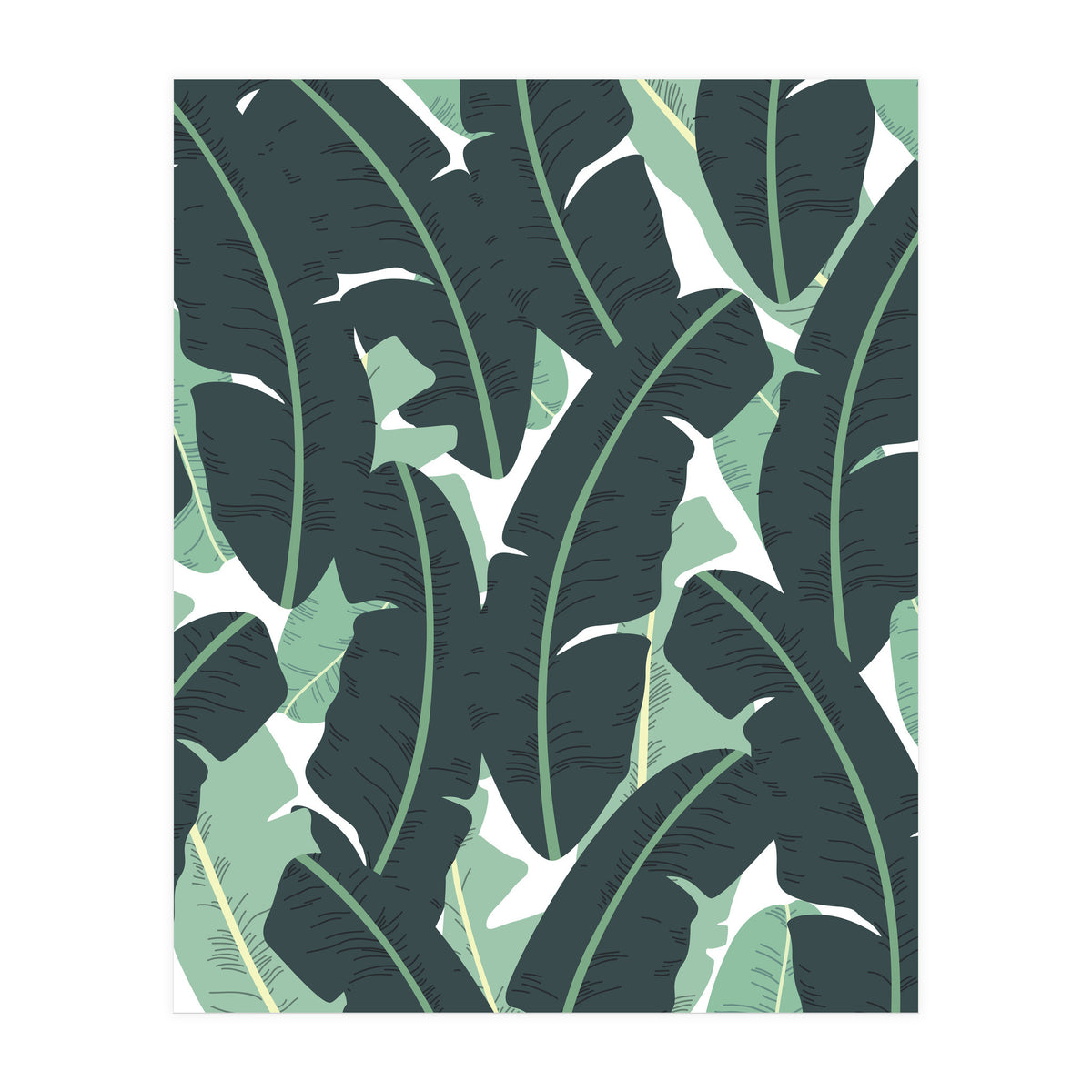 Banana Leaf Pattern (Print Only)