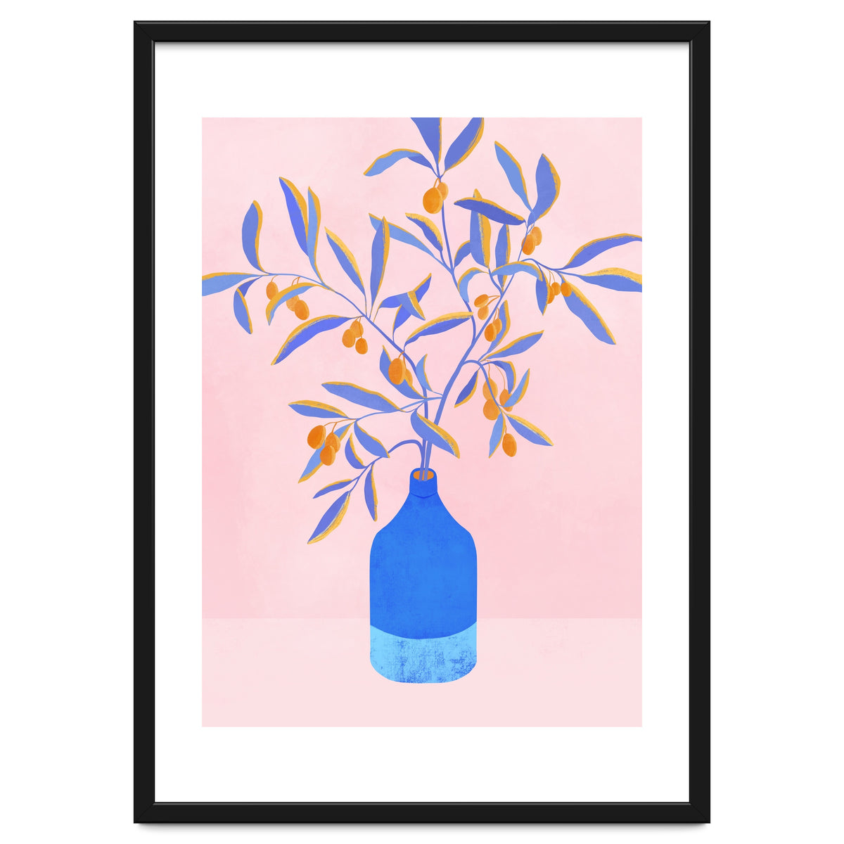 Blue Branches Still Life