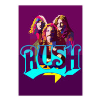 Rush Classic Rock Pop Art WPAP (Print Only)