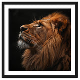 Majestic Lion Portrait Profile Majestic Beast thumbnail