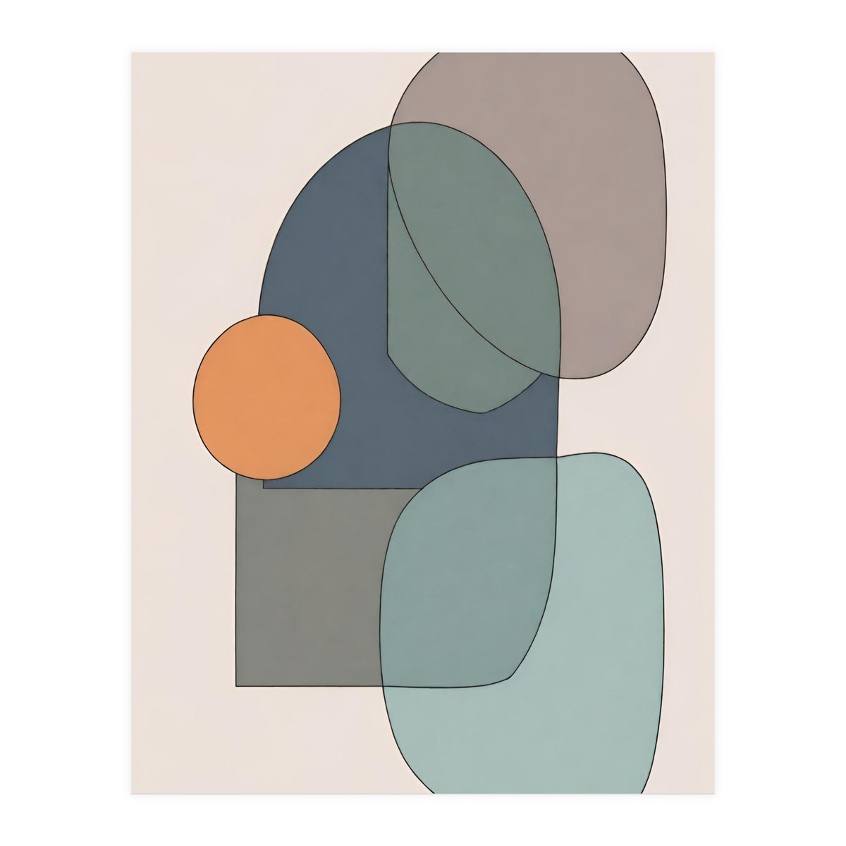 Peaceful Abstract (Print Only)