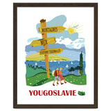 Hiking on Adriatic Coast, Yugoslavia thumbnail