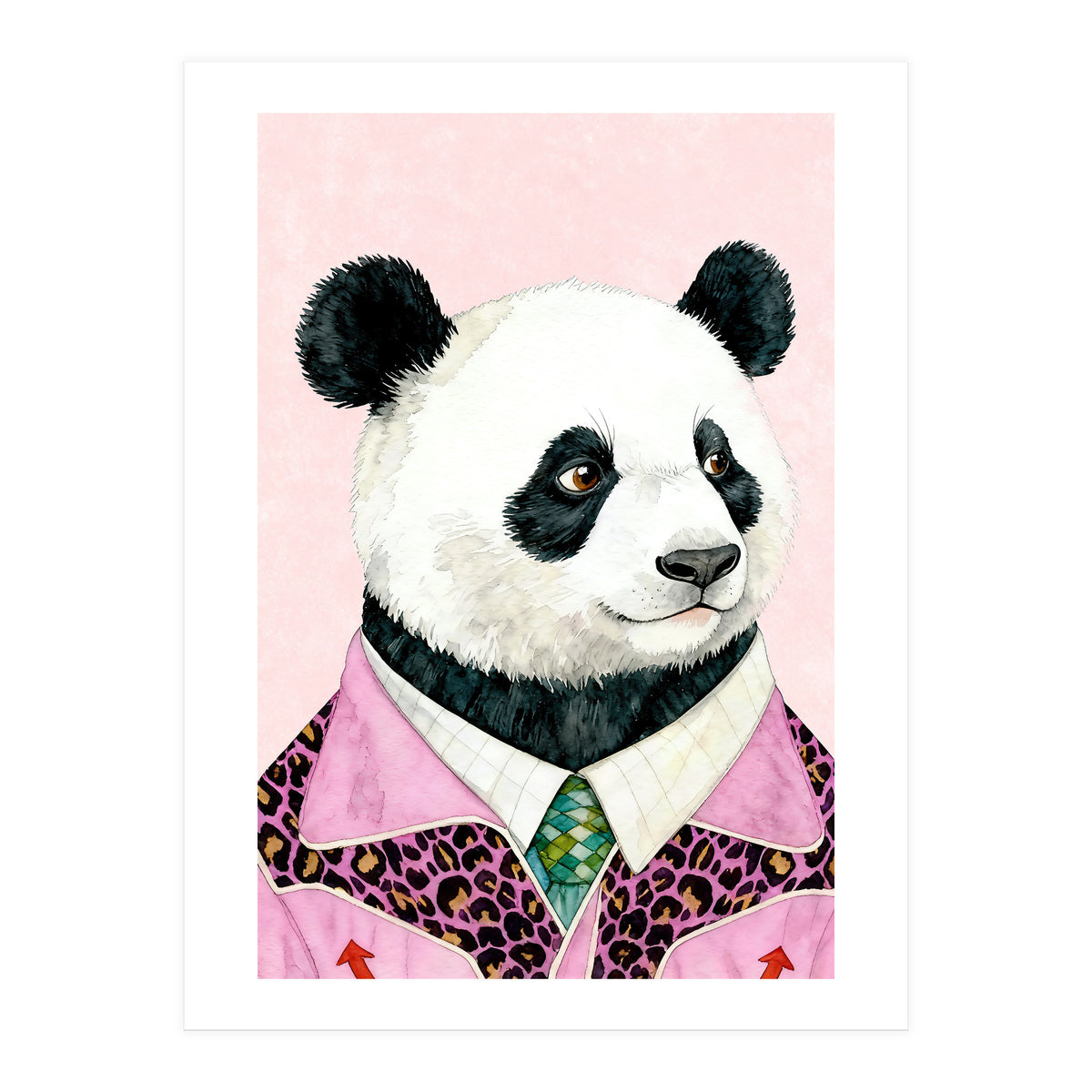 Panda Animal Fashion  (Print Only)