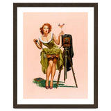 Sexy Pinup Woman On Photo Session thumbnail