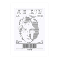 Receipt Art John Lennon (Print Only)