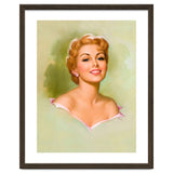 Pinup Blonde Girl Portrait thumbnail
