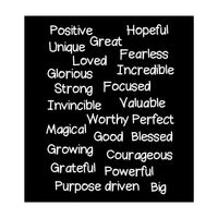 Positive affirmations (Print Only)