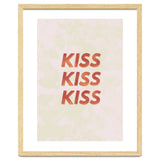 Kiss Kiss Kiss Love Typography thumbnail