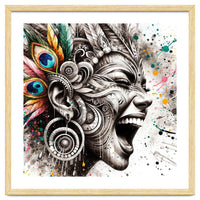 Carnival Scream Portrait