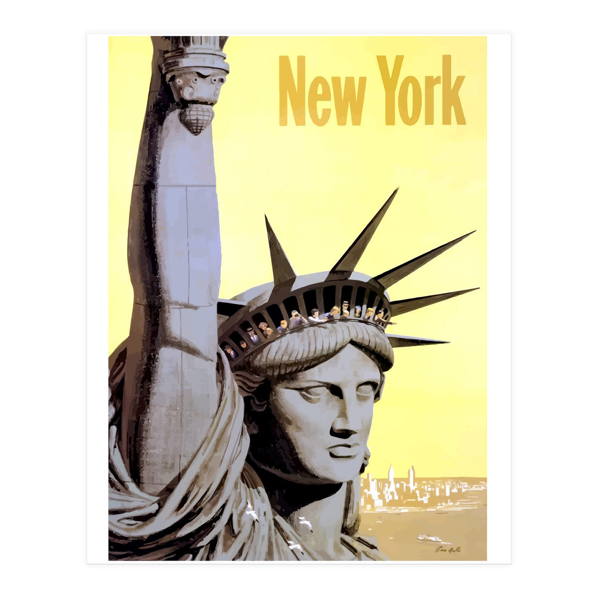 New York, Liberty Lady (Print Only)