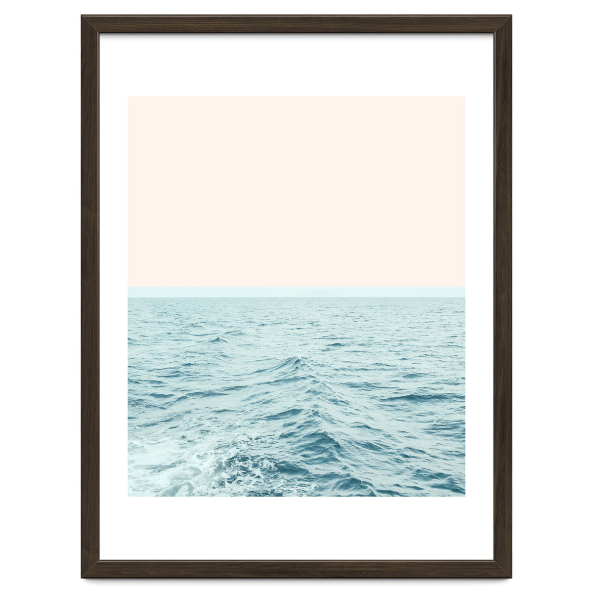 Sea Breeze, Minimal Nature Ocean Photography, Scenic Landscape Pastel Luxe Sea
