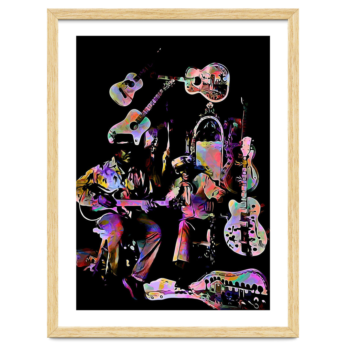 Cool John Ferguson And Captain Luke Blues Musician Legend Colorful