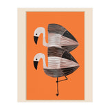 Tangerine Flamingos (Print Only) thumbnail