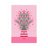 Heart Flowers Vase (Print Only) thumbnail