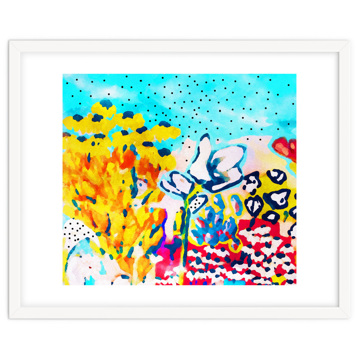 Floral Graffiti #society6 #decor #buyart