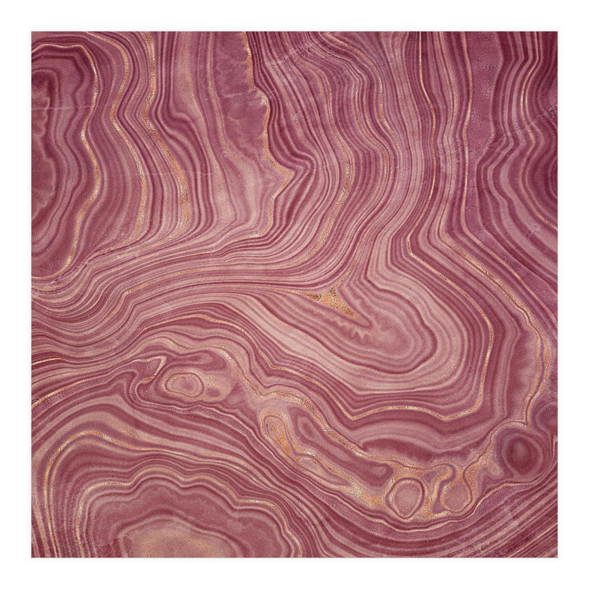 Pink Agate Texture 02  (Print Only)