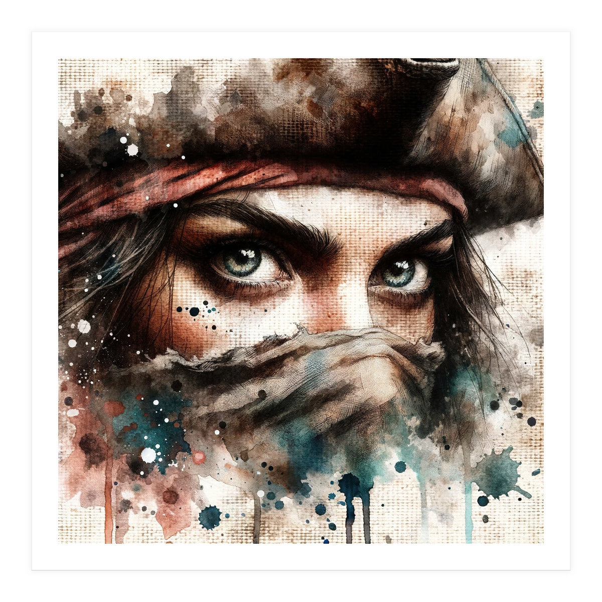 Veiled Corsair Gaze (Print Only)