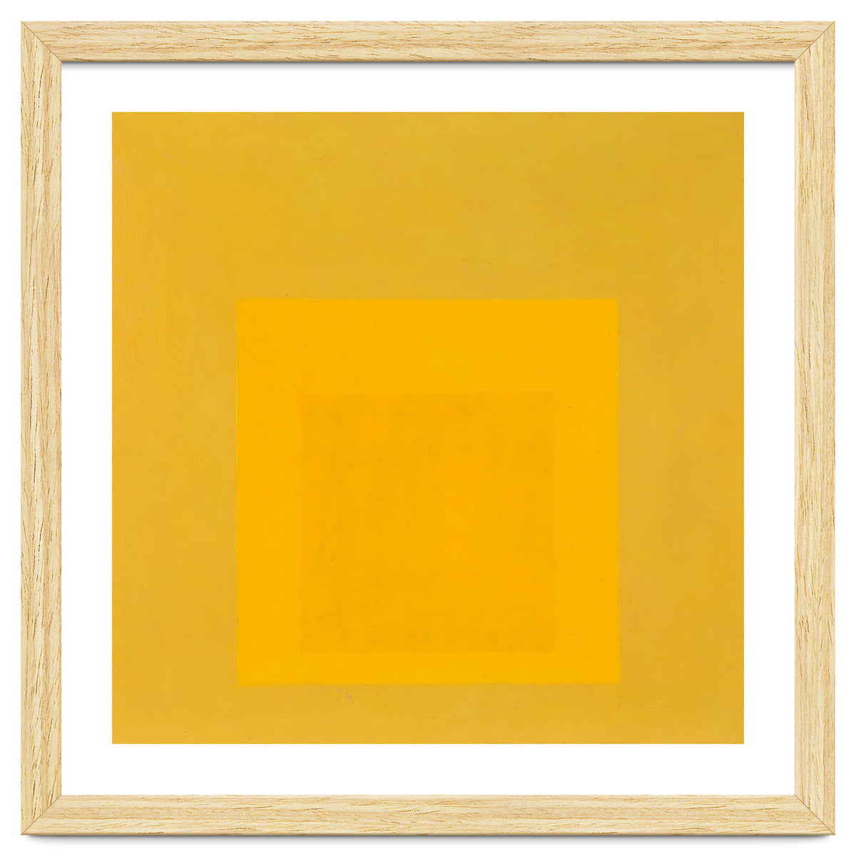 JOSEF ALBERS - HOMAGE TO THE SQUARE YELLOW