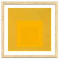 JOSEF ALBERS - HOMAGE TO THE SQUARE YELLOW