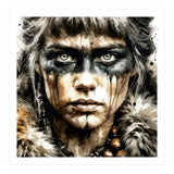 Fur Collar Warrior Portrait (Print Only) thumbnail