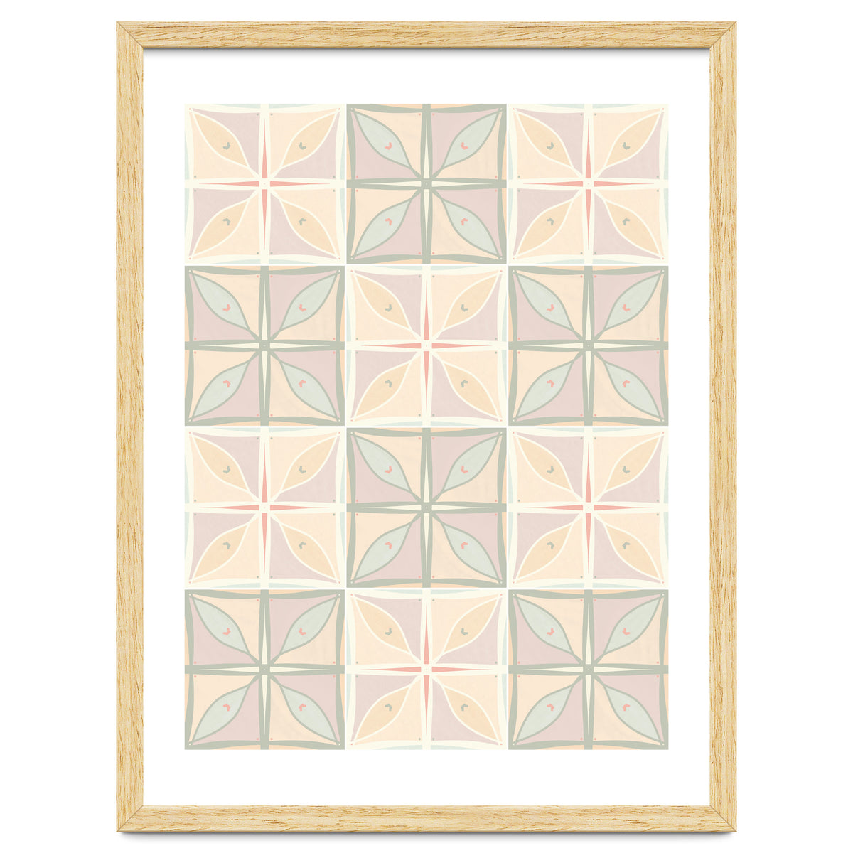 Old Style Pastels Kitchen Tiles