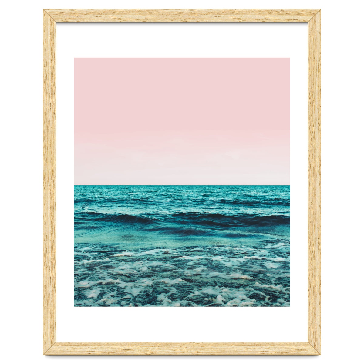 Ocean Love | Sea Beach Sand Waves Photography | Blush Nature Scenic Travel Island Digital